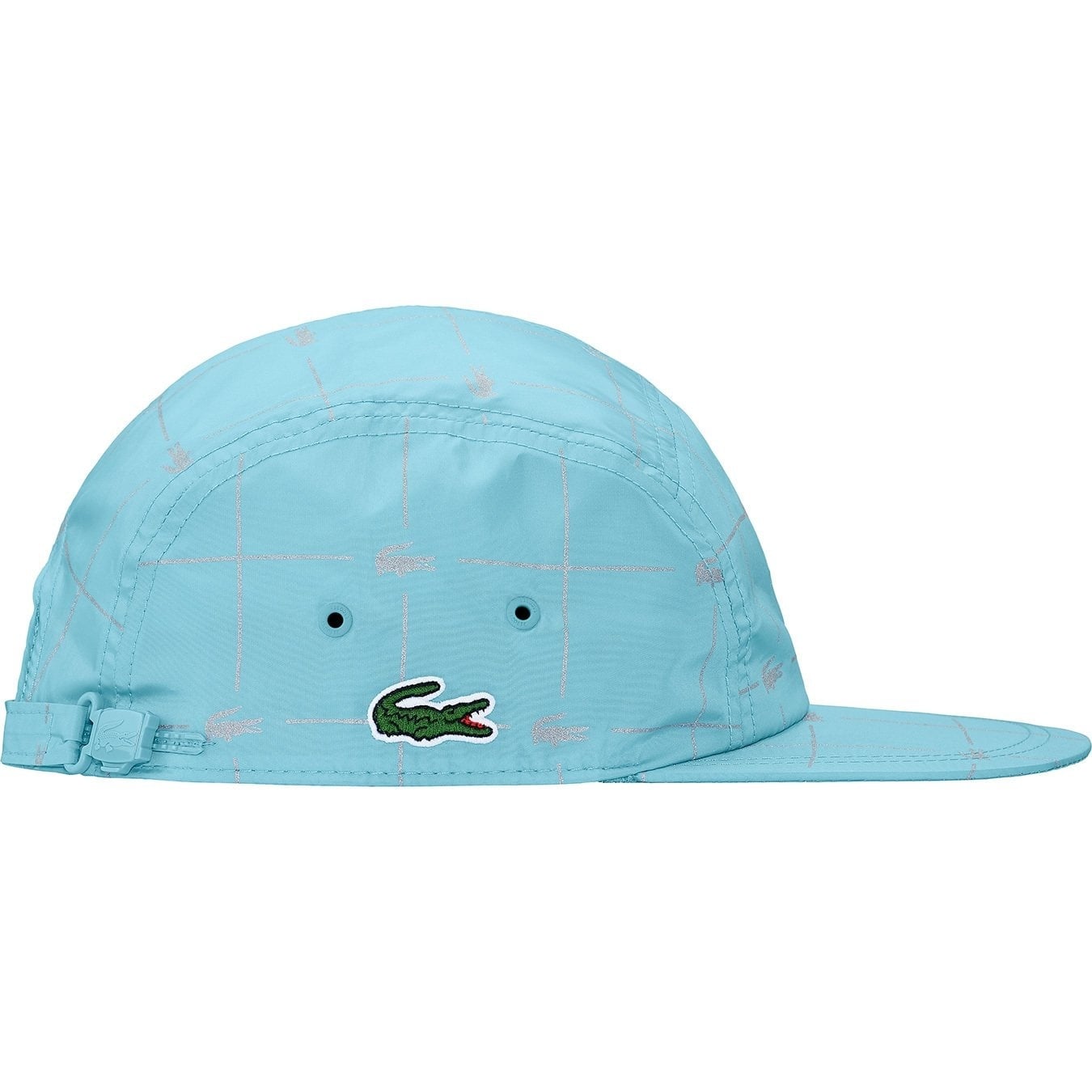 Supreme®/LACOSTE Reflective Grid Nylon Camp Cap view 17
